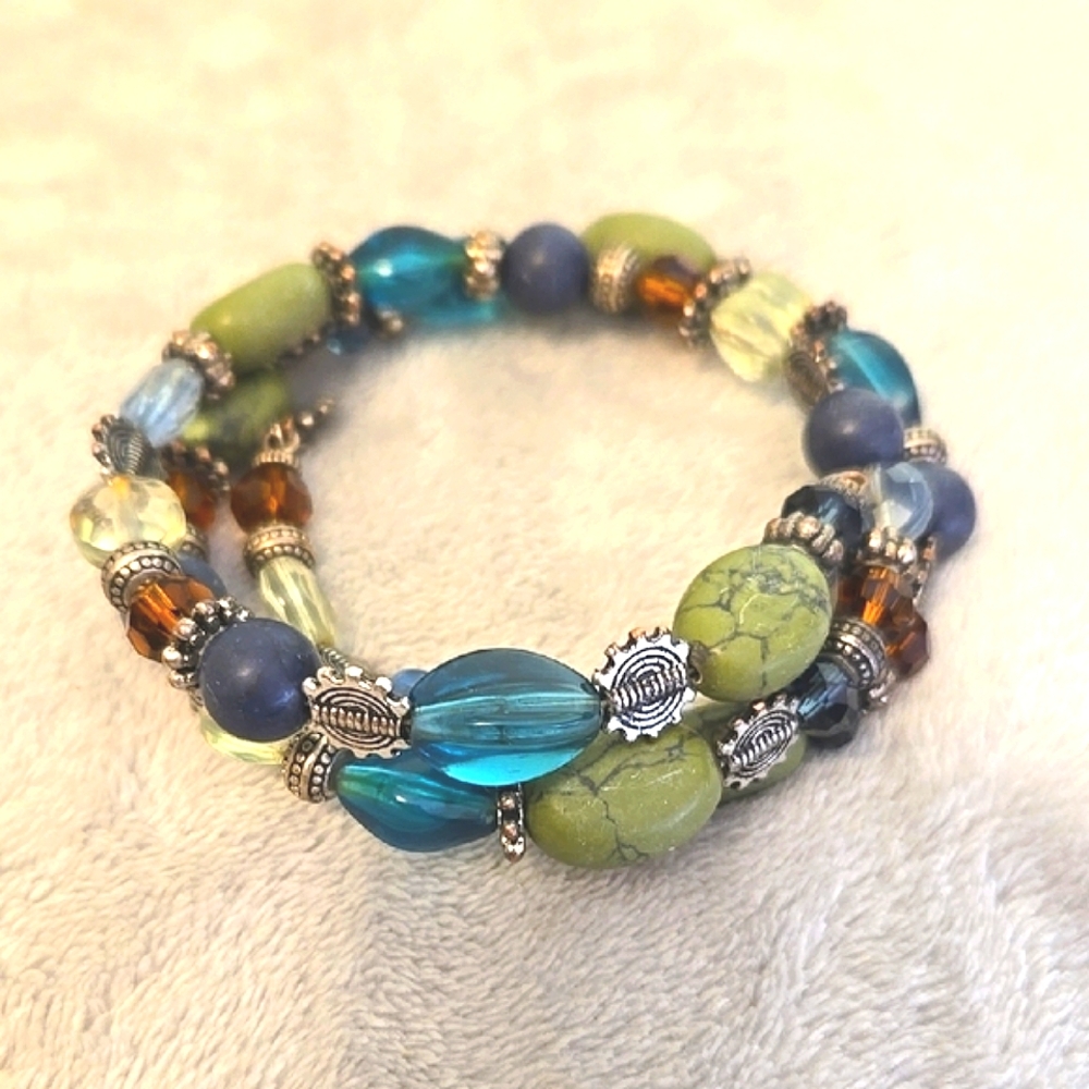 #212 Multicolor Beaded Bracelet